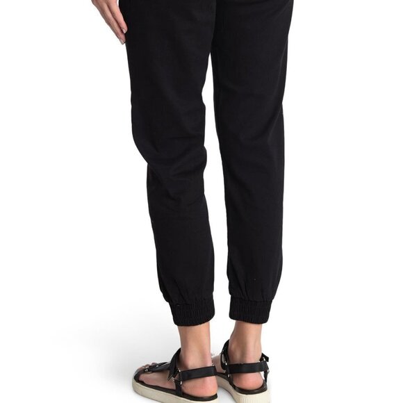 𝅺RDI Bnwot Waffle Joggers New Stretch Drawstring Black Pants - Picture 12 of 13
